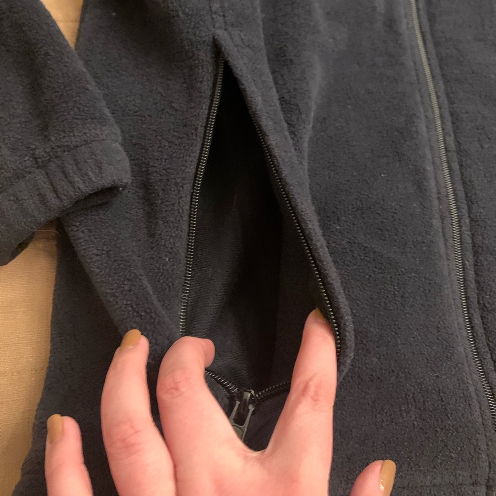 *DONATED* Ultra Soft Fleece Zip-up - Picture 6 of 9